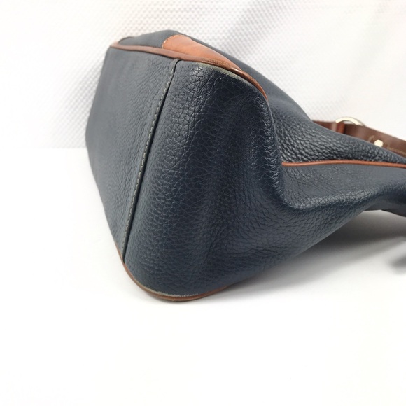 DOONEY & BOURKE Vintage Blue Pebble Leather Hobo Hand Shoulder Bag - Picture 9 of 14